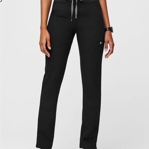 Figs Yola 1.0 Skinny scrub bottoms-women black